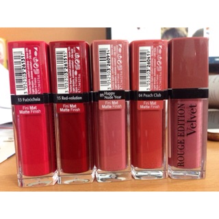 Son BJ Velvet Pháp màu 13 15 09 04 07