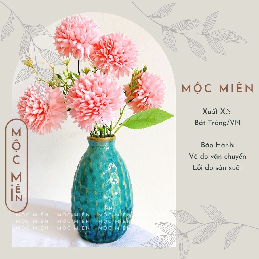 LỌ HOA MINI-20 mẫu mới - MEN HOẢ BIẾN/MEN MÁT - Gốm TUPO - gomtupo - GỐM SỨ BÁT TRÀNG