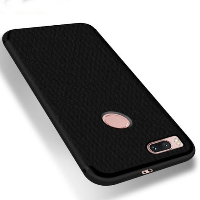 Xiaomi Mi5x ốp lưng dẻo vân caro ( chống vân tay mồ hôi )