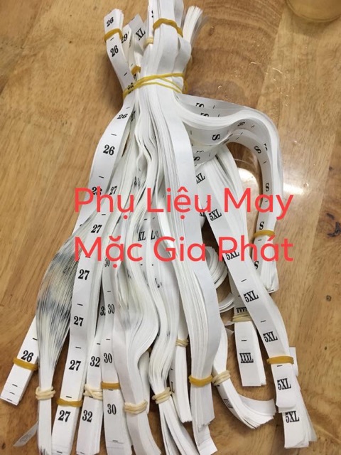 NHÃN SIZE IN GIẤY DAI