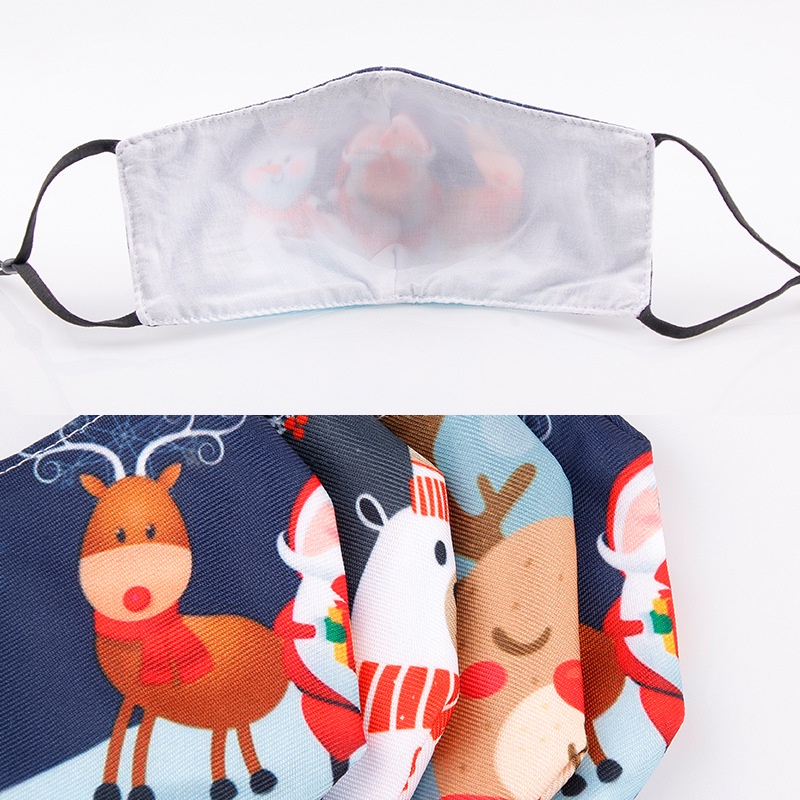 Khẩu Trang cotton 3d In Họa Tiết Hoạt Hình 3d Thoáng Khí Có Thể Tái Sử Dụng Tiện Dụng Cho Bé