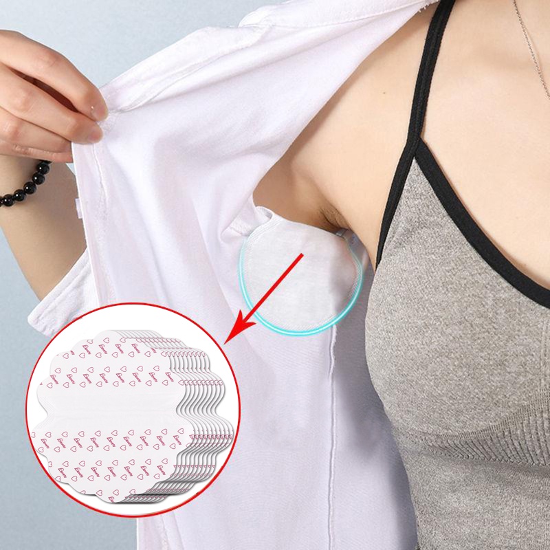 Set 10 Miếng Dán Thấm Hút Mồ Hôi Cho Vùng Da Dưới Cánh Tay Dùng Một Lần Tiện Lợi