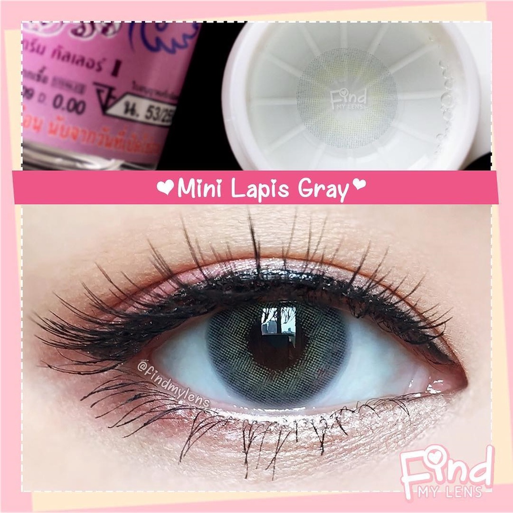 Lens Xám Xanh Siêu Tây Không Viền Không Giãn LAPIS GRAY HSD 1 Năm Độ Ẩm 45% Phù Hợp Cho Mắt Nhạy Cả