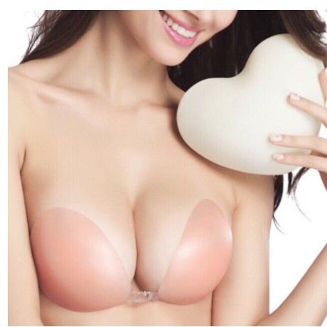 [Mã FASHIONT4WA2 giảm 10K đơn 50K] HÓT- Áo bra dán ngực silicon full hộp (kèm quai trong)