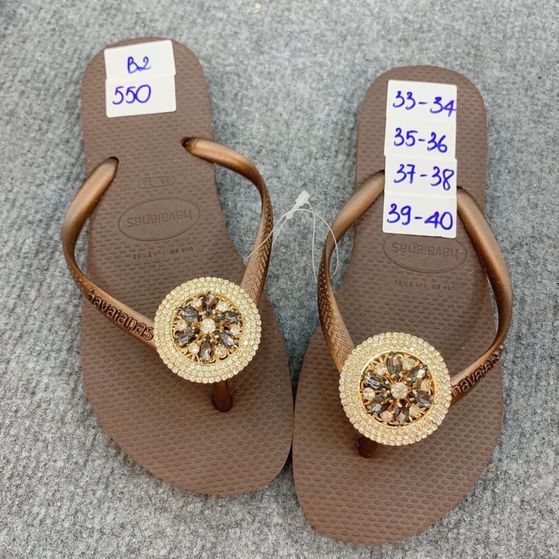 Dép HVN SLIM + TRÒN ĐEN, TRÒN TRÀ