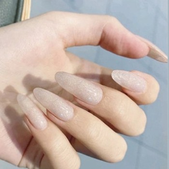 Bộ 24 Móng Tay Giả Ánh Ngọc Trai Xinh Xắn Thời Trang móng tay giả