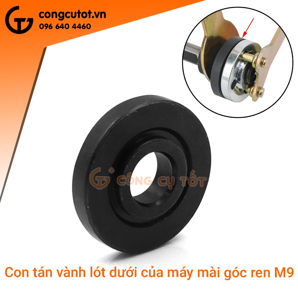 Con tán vành lót dưới của máy mài góc ren M9