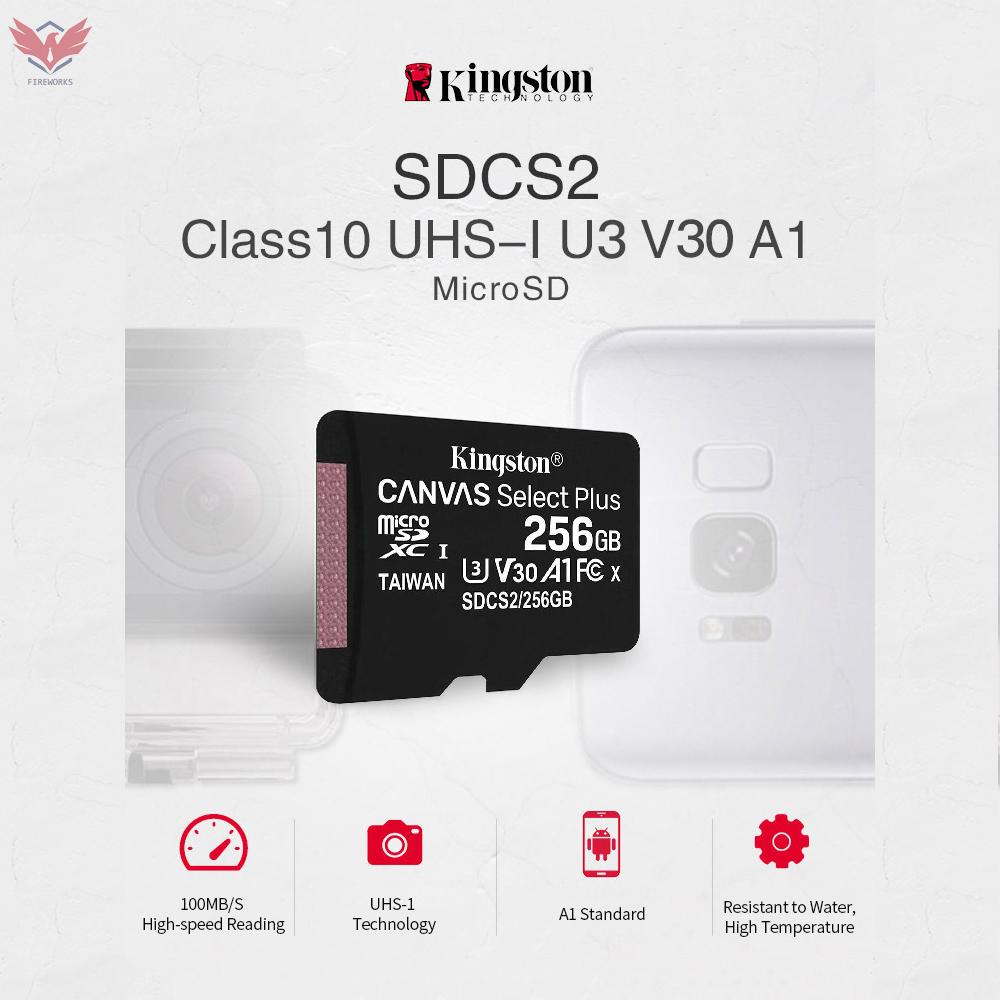 KINGSTON Thẻ Nhớ Micro Sd Tf 16gb 100mb / S Sdcs2 Class10 Ahs-1 U1 V10 A1