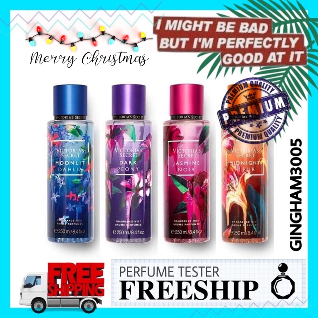 ✦GH✦ Xịt Thơm Nước Hoa Toàn Thân Victoria’s Secret Midnight Bloom Fragrance Mist (250ml)