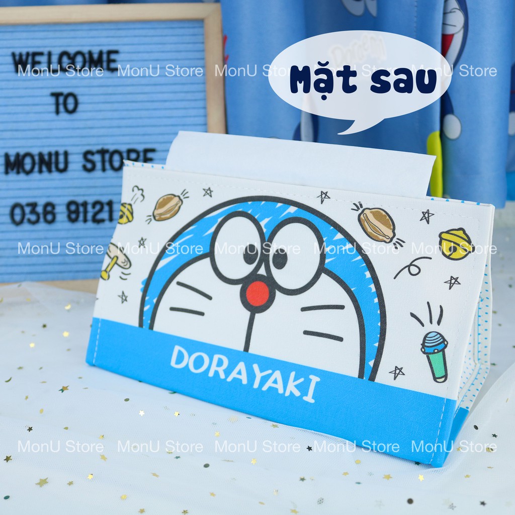 Hộp đựng khăn giấy hình DORAEMON DOREMON dễ thương cute MON0092