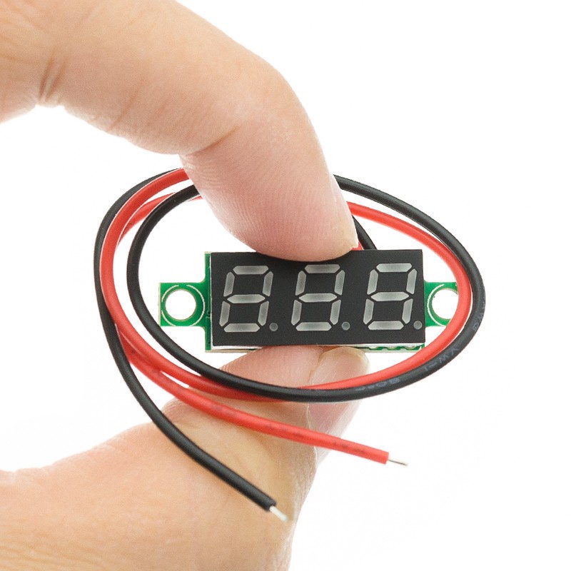 Vôn Kế Kỹ Thuật Số Mini 0.28 Inch 2.5V-40V 5V 9V 12V 24V
