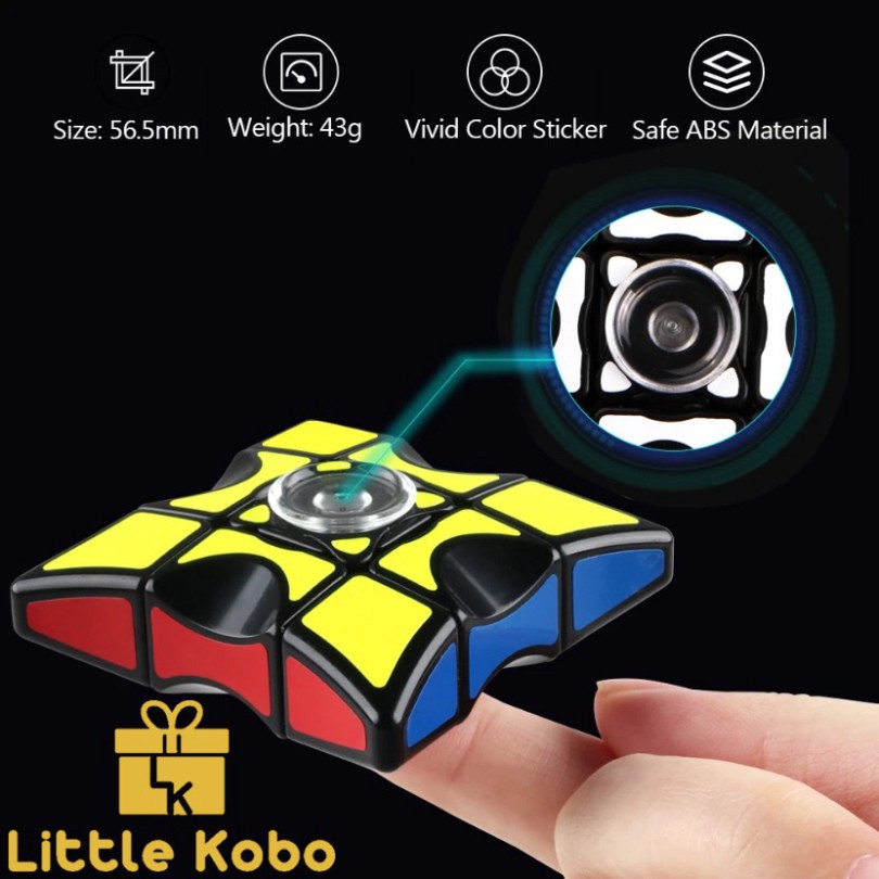 [Chính Hãng] Rubik 1x3x3 QiYi Spinner D-FantiX Fidget Spinner Rubik Biến Thể MoFangGe