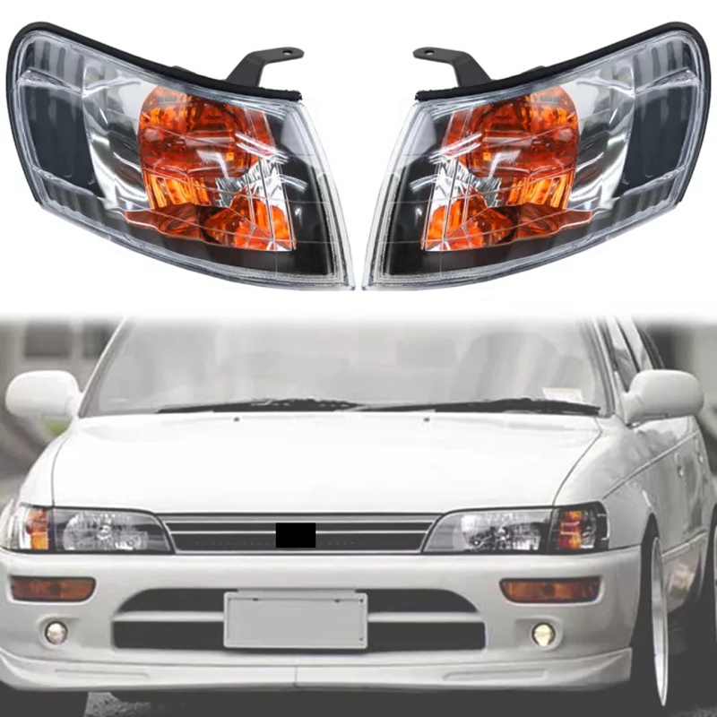 1 cặp Đèn chiếu sáng thấu kính trong suốt ở góc đỗ xe cho Toyota Corolla AE100 AE101 E100 1993-1997