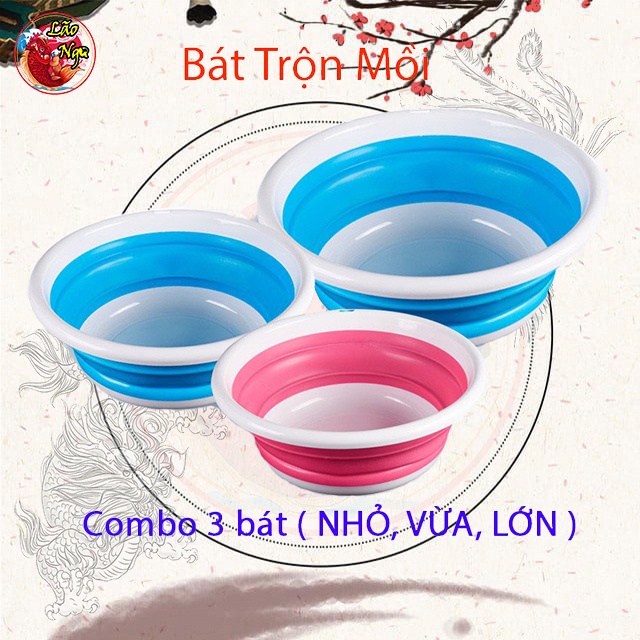 Bát Đựng Mồi, Trộn Mồi Câu Cá Gấp Gọn Cực Kỳ Tiện Lợi