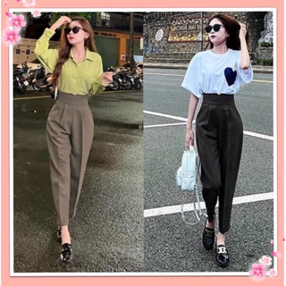 Quần tây nữ 🔥 quần tây nữ cạp cao, cạp v m109