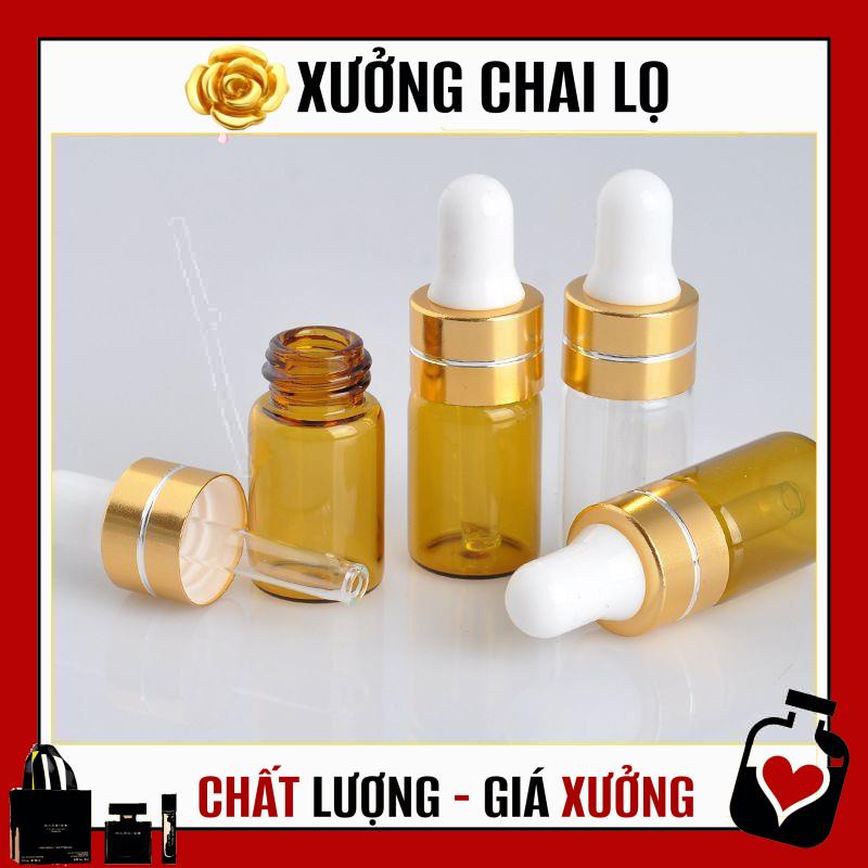 Lọ Chiết Serum ❤ TOP GIÁ RẺ ❤ Lọ chiết tinh dầu thủy tinh mỏng 2ml/3ml/5ml chiết serum , phụ kiện du lịch