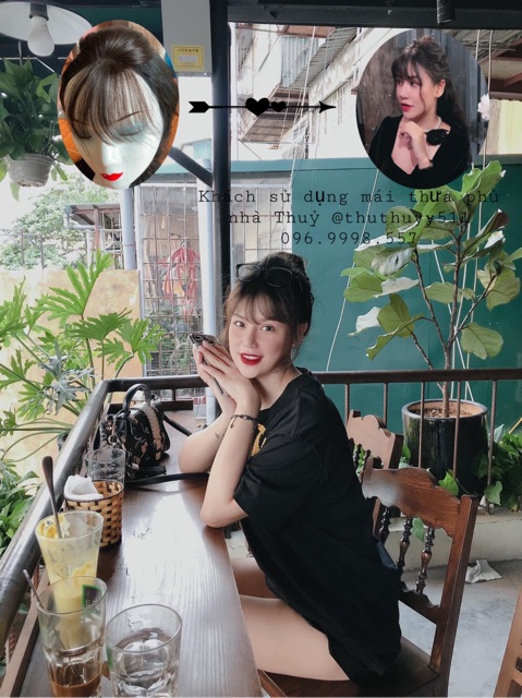 Mái thưa tóc thật  da đầu 3D - có rãnh da đầu phủ hói, phủ bạc ❤️