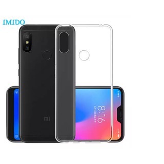 Ốp lưng dẻo trong suốt cao cấp cho Xiaomi Redmi Note 6 Pro, Ốp dẻo đen Redmi Note 6 Pro