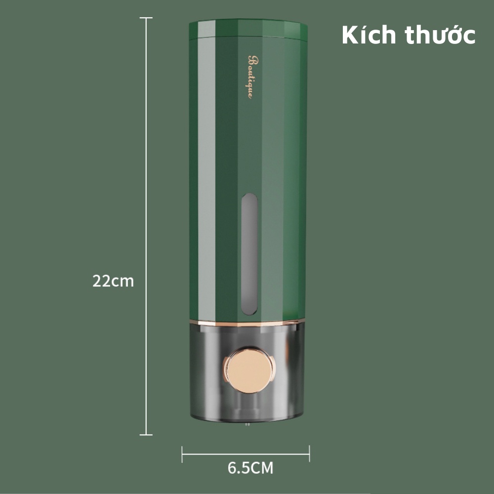 Hộp đựng đồ sữa tắm dầu gội nước rửa tay nhà tắm chất liệu ABS gắn tường tiện lợi