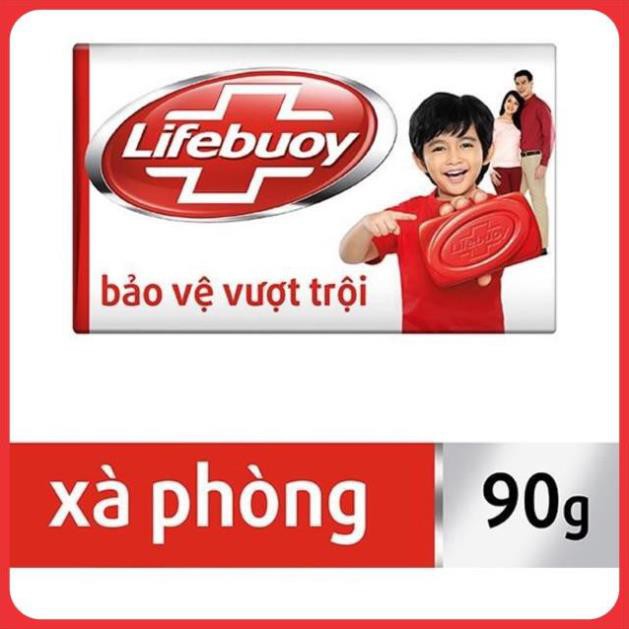 Xà bông cục Lifebuoy bảo vệ vượt trội công thức ion bạc 90g