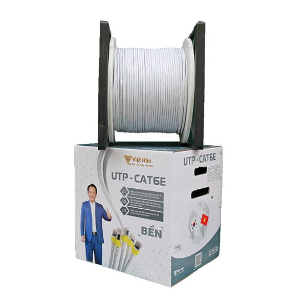 Dây cáp mạng Việt Hàn CAT6E UTP 23AWG