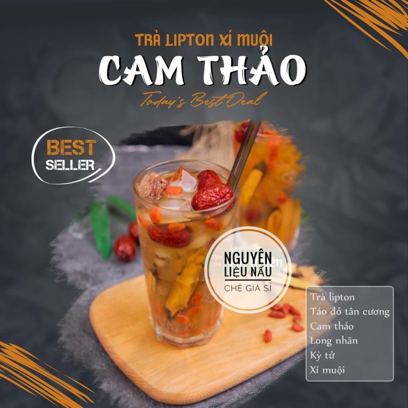 FULL TOPPING SET TRÀ CHANH Ô MAI 8 VỊ NGON TUYỆT | BigBuy360 - bigbuy360.vn