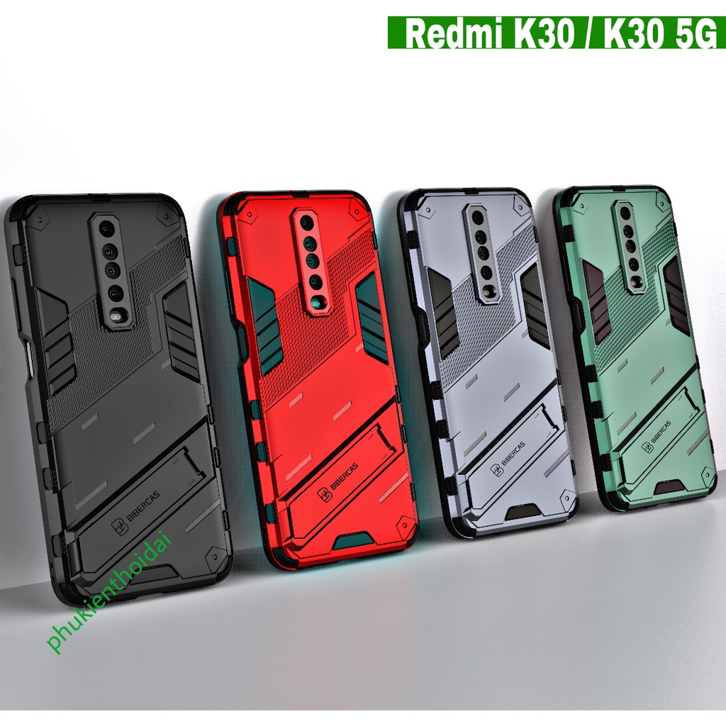 Ốp lưng Redmi K40 Gaming / K40 / K50 / K30 / K30 5G / K50 Gaming / Poco F4 Iron Man Ver 2 chống sốc giá đỡ xem phim