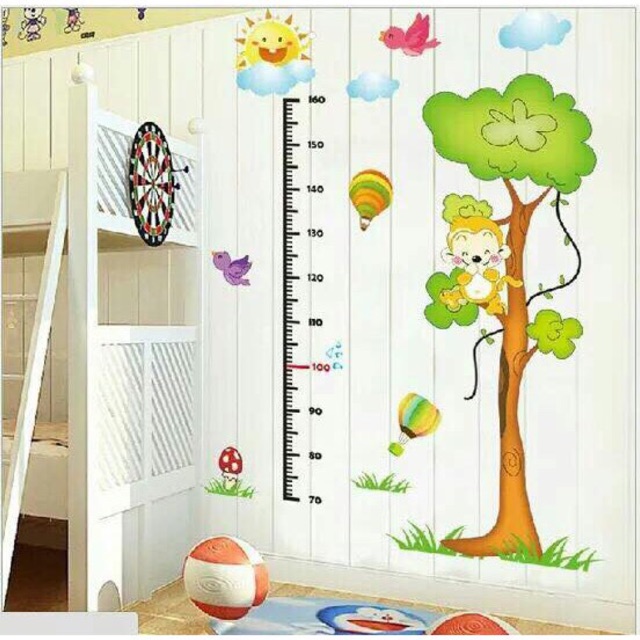 Decal dán tường mẫu thước đo mới