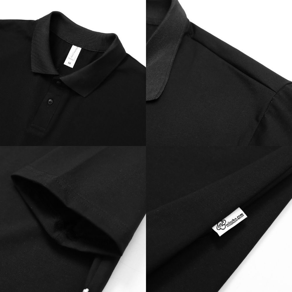 Áo thun polo cotton trơn nữ unisex basic PLT01 Miucho