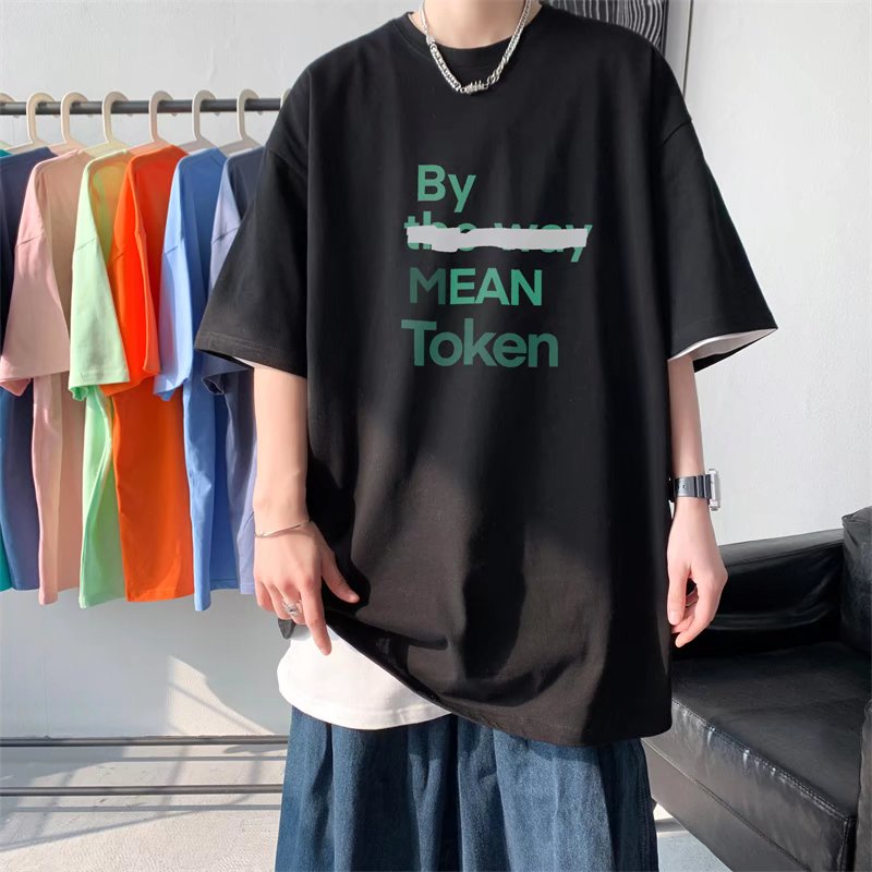 Áo Thun Tay Ngắn Dáng Rộng In Họa Tiết Hoạt Hình Phong Cách Hip Hop Hàn Quốc Thời Trang Mùa Hè Cho Nam Và Nữ size M-5XL