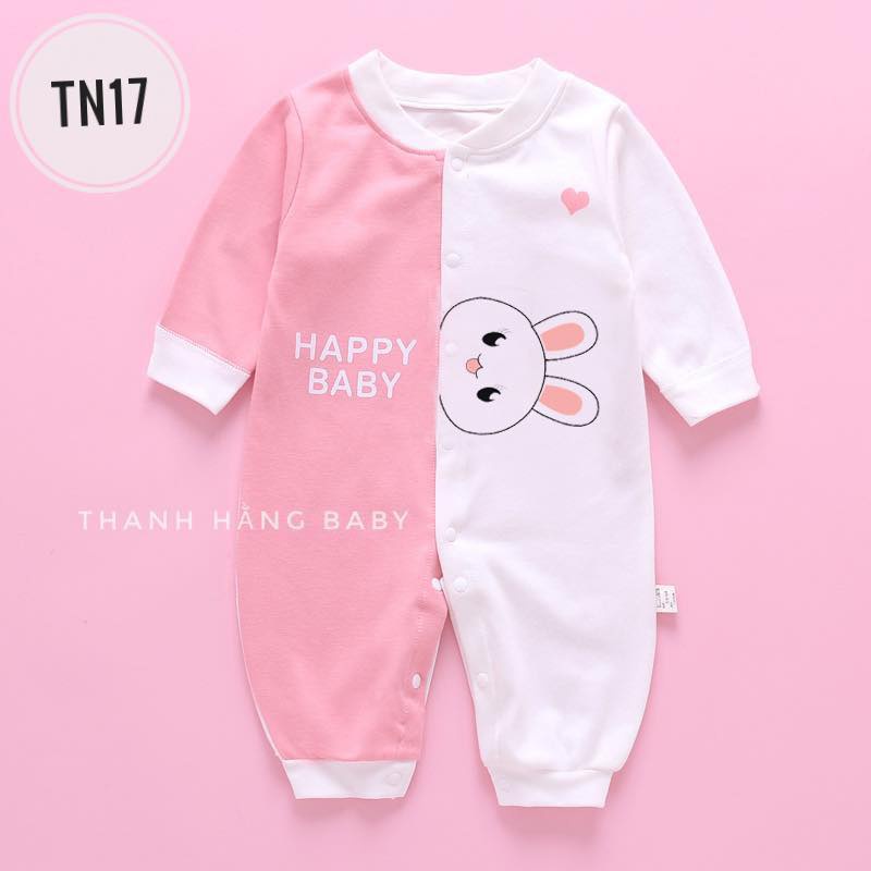 Body Cho Bé, Bộ Body Dài Tay Thu Đông Bé  Trai Bé Gái Thanh Hằng Baby Từ 3 Đến 13 Kg