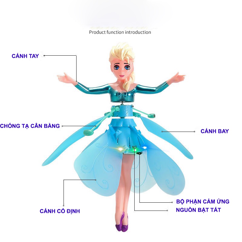 Búp bê Elsa bay cảm ứng cho bé gái