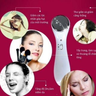 MÁY MASSAGE MẶT ION GIÚO DA SĂN CHẮC HƠN HẤP THU THÊM DƯỠNG CHẤT