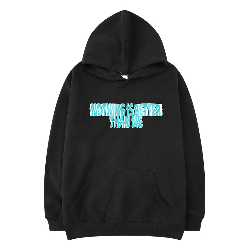 [NY0066] Áo hoodie nelly lót lông in hình "Nothing is better than me" áo nỉ (NELLY) | BigBuy360 - bigbuy360.vn