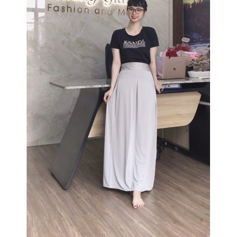 Quây Váy chống nắng chân cho nữ loại DÁN chất thông hơi siêu mát, chân váy chống nắng Nữ siêu dài - SVFV56e
