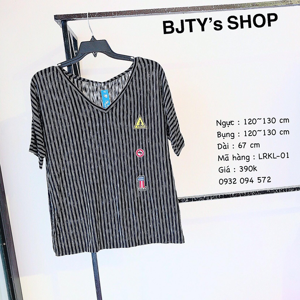 ÁO THUN NỮ BIG SIZE NGOẠI CỠ - ÁO THUN KIỂU NỮ SIZE LỚN - QUẦN ÁO BIG SIZE CHO NGƯỜI MẬP BÉO - BJTY SHOP BIG SIZE