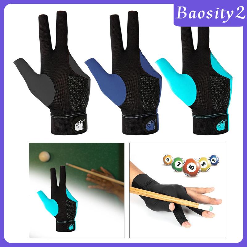 Găng Tay Trái Chơi Bida 3 Ngón Chống Trượt Cho Nam Nữ