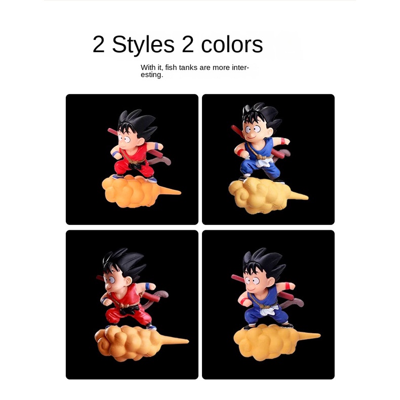 Son Goku Tây Du Ký - Bay Nổi Trong Hồ Cá - Bảy Viên Ngọc Rồng Khỉ - Đồ Trang Trí Bể Cá