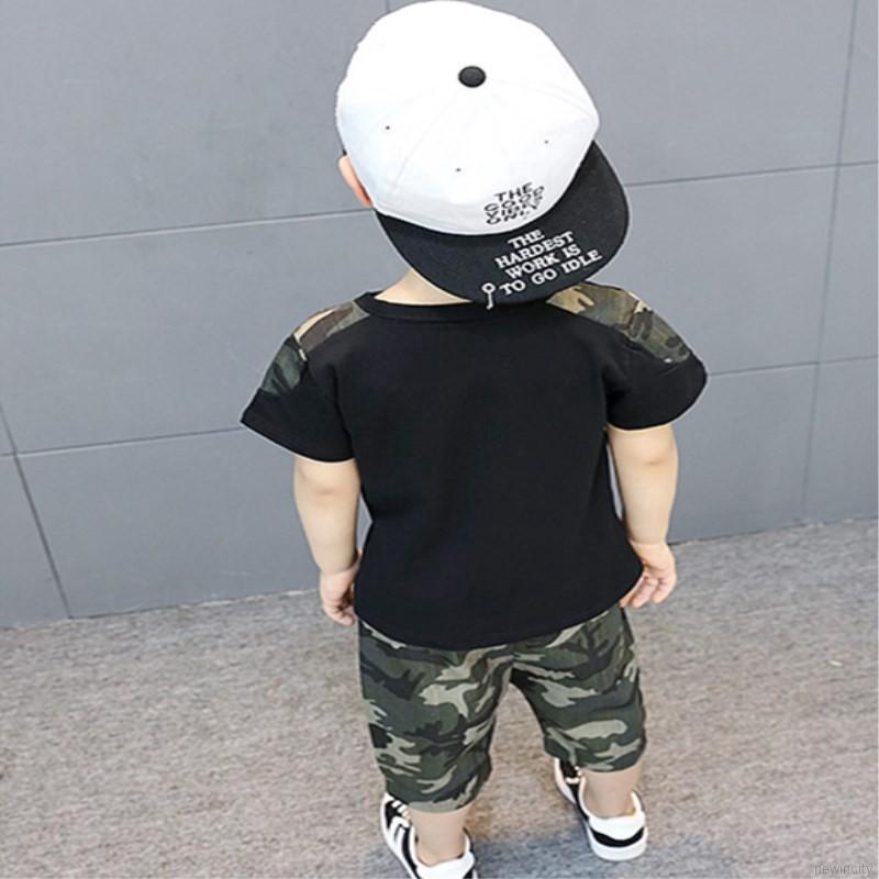 Set đồ bộ lửng phong cách thể thao năng động dành cho bé trai