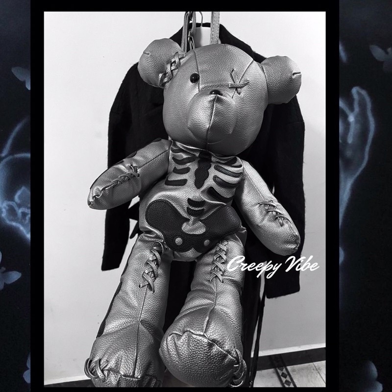 Balo gấu da size chuẩn 110cm, thích hợp chụp hình, đi chơi, đi dã ngoại