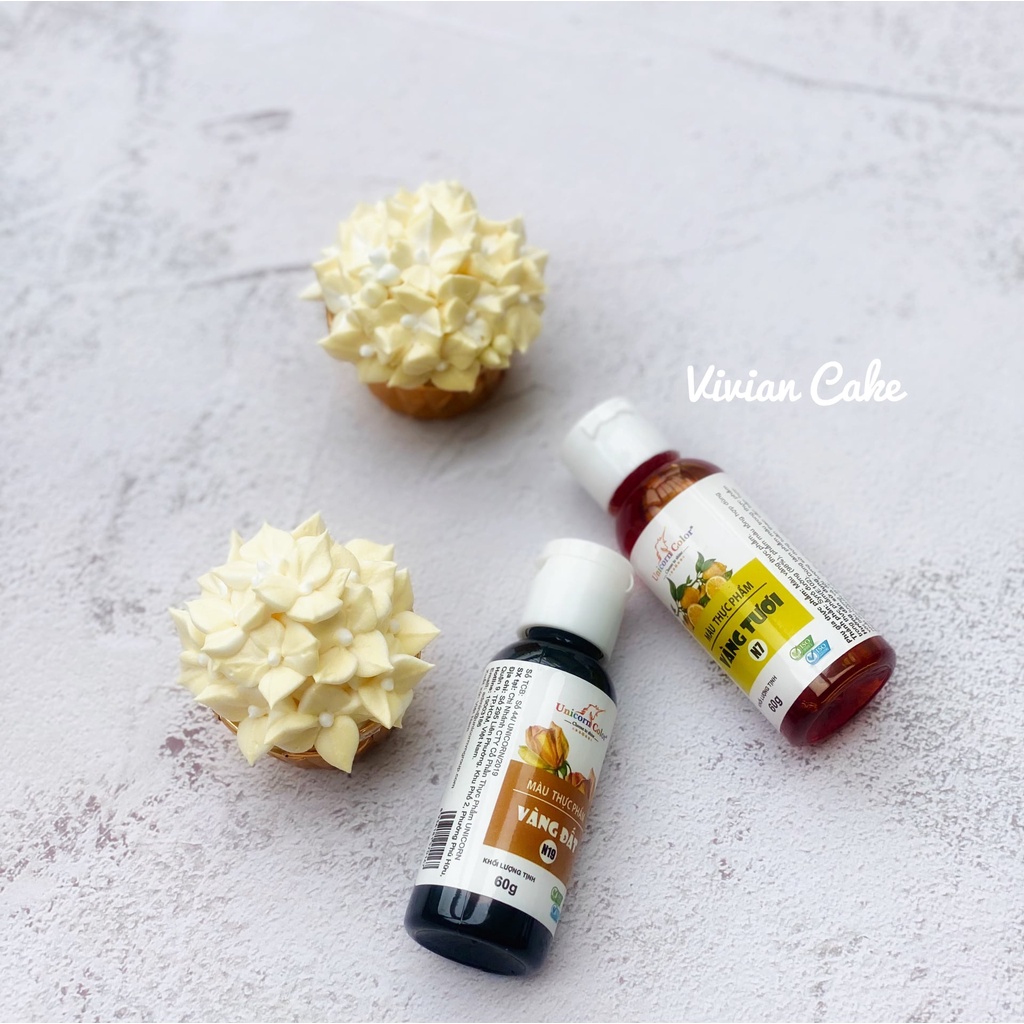 Màu Thực Phẩm Xanh Aqua Unicorn Color Chuyên Dùng Tạo Màu Loại 60gr