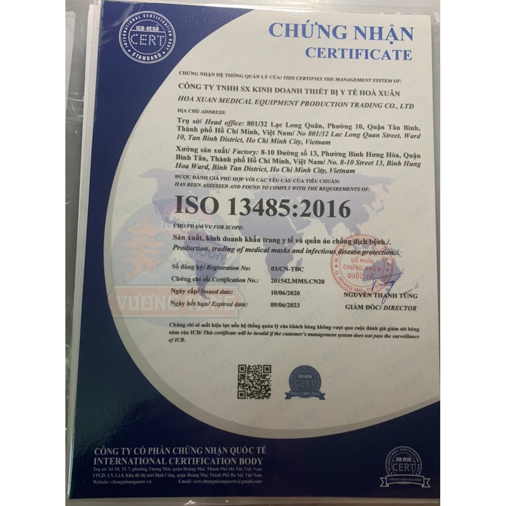 Khẩu trang 4 lớp xuất khẩu Nearco-HX MAHOMAPRO Hàng Công Ty Chính Hãng Hộp 50 Cái | BigBuy360 - bigbuy360.vn