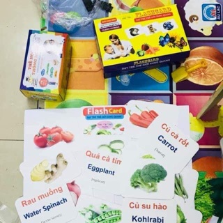 Combo 4 bộ thẻ học thông minh bản to giao hàng khách sỉ