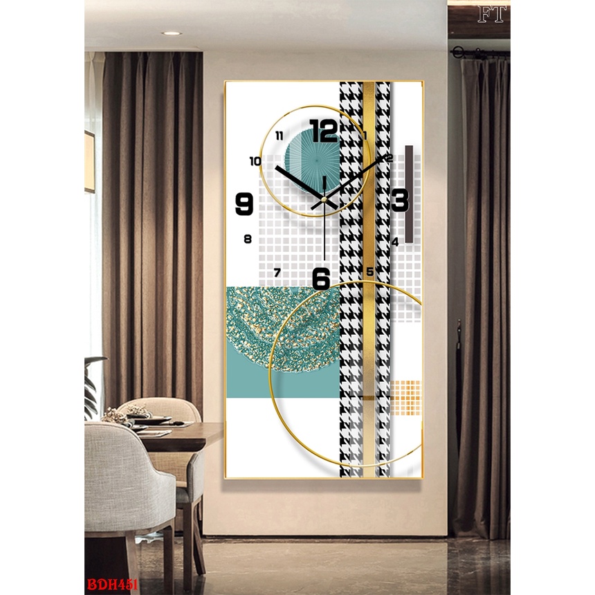 Tranh Đồng Hồ Tráng Gương Cao Cấp SGP21322-13