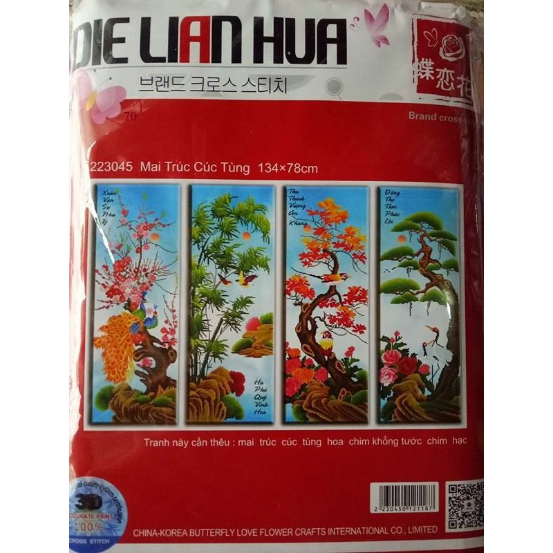 Com bo 3b tranh thêu cho CTV