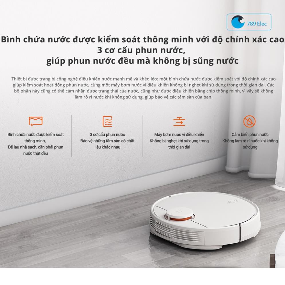 Robot Hút Bụi Thông Minh Xiaomi Mijia Vacuum Mop PRO