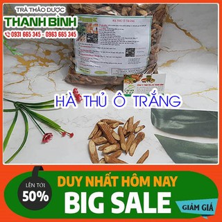 Hà Thủ Ô Trắng 500g - Hàng Công Ty Được Sấy Khô