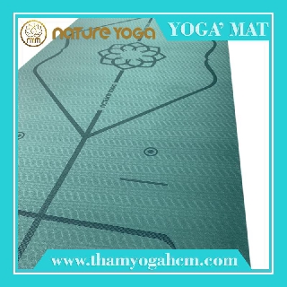 Thảm Yoga  bám Chuẩn  Nature Cao Cấp Định Tuyến 2 Mặt bám tốt