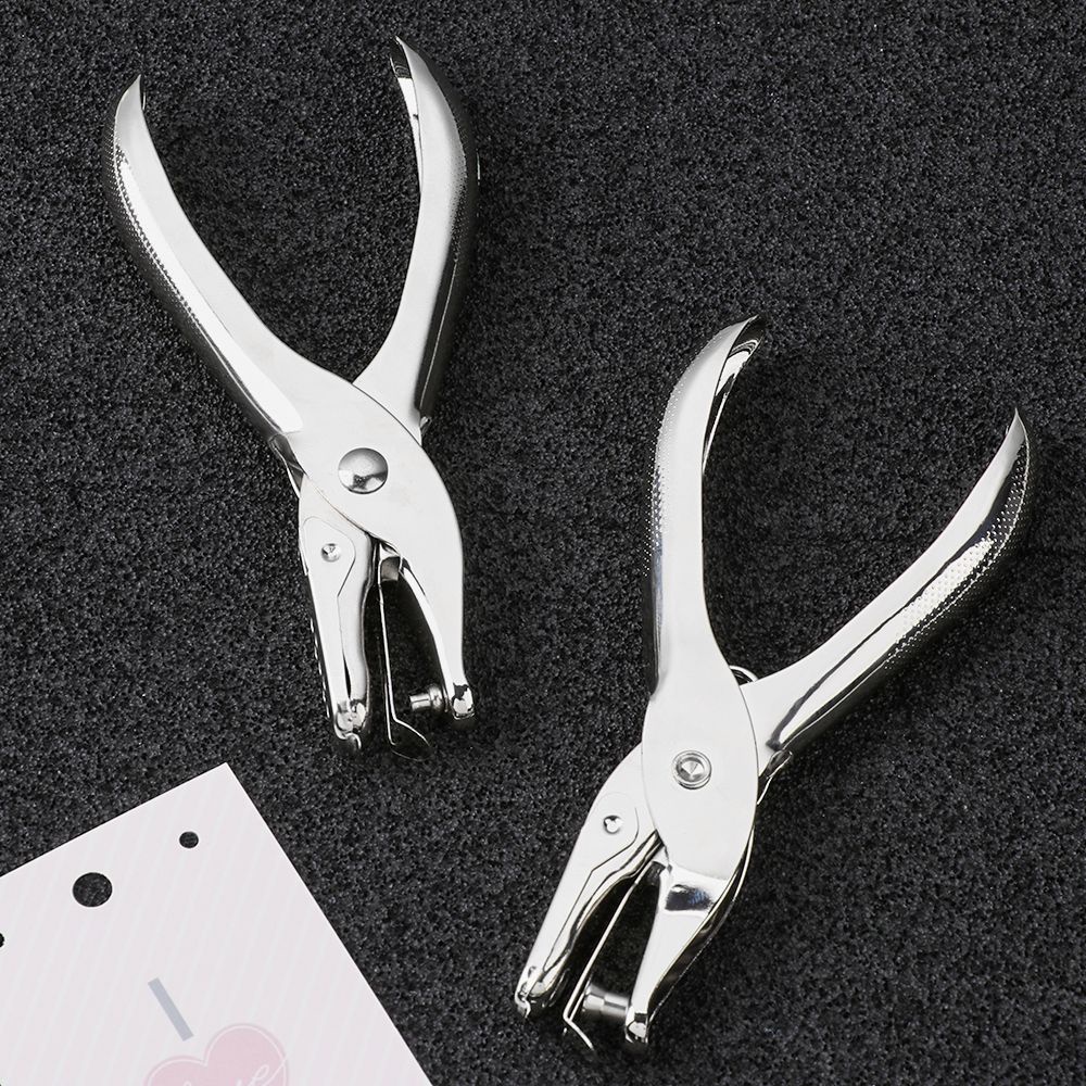 Dụng cụ bấm lỗ kim loại 3 / 6mm chuyên dùng làm sổ tay / vòng cổ / bông tai / thẻ thủ công