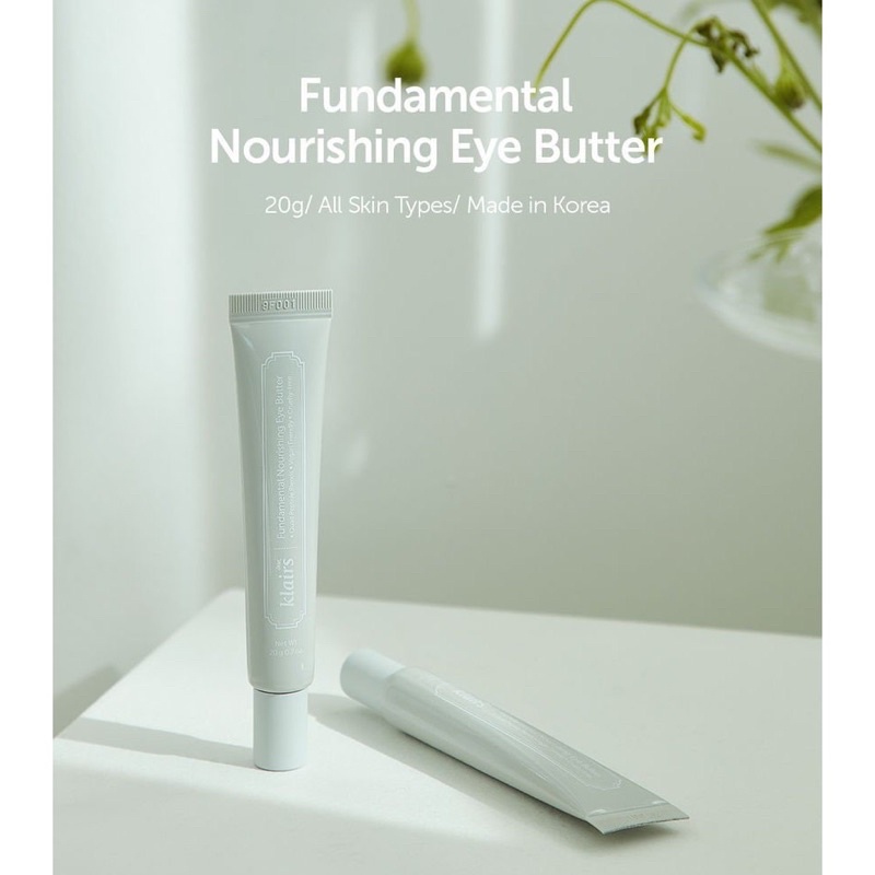 Kem Dưỡng Mắt Ngăn Ngừa Lão Hóa, Giảm Nếp Nhăn Klairs Fundamental Nourishing Eye Butter 20g